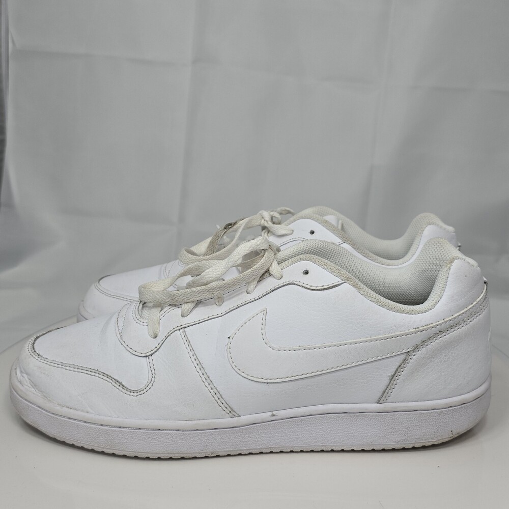 Nike Ebernon Low AQ1775-100 Men 11 White Leather Sneakers